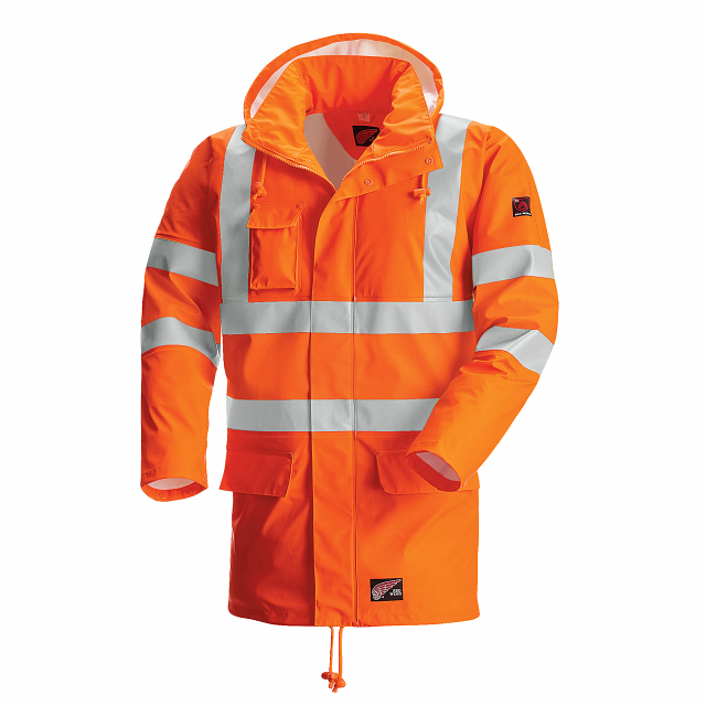 Red Wing 65184 Hi-vis FR Unlined Rainwear Jacket — Orange