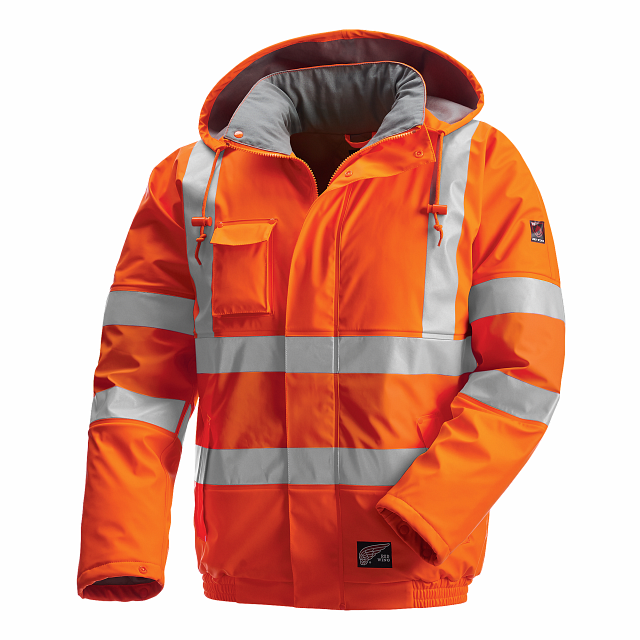 Red Wing 65191 Hi-vis FR Insulated Bomber Jacket — Orange
