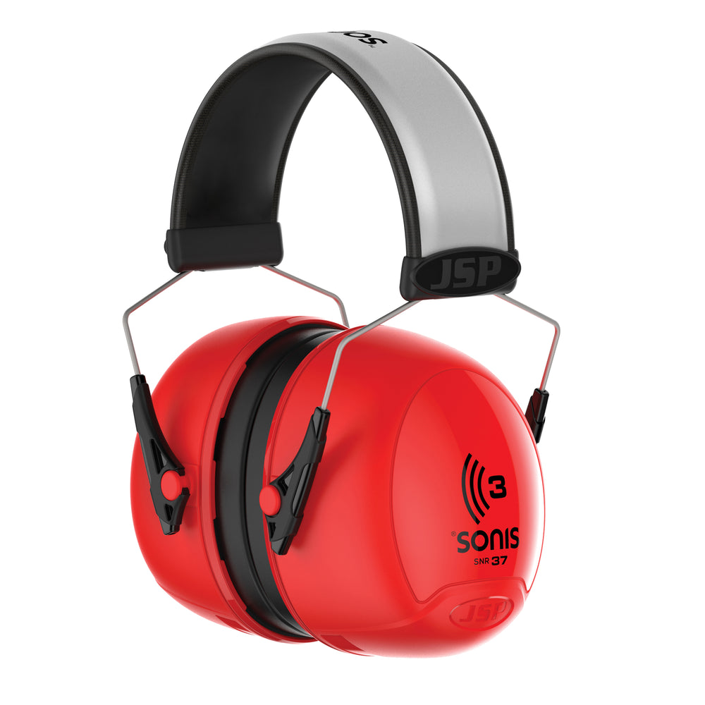 Sonis®3 Extra Visibility Adjustable Ear Defenders - 37dB SNR