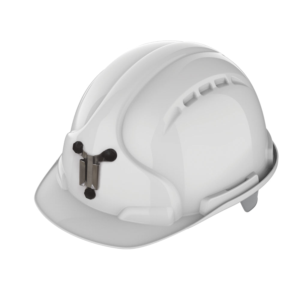 Mk®7.0 Long Peak - Non-vented - White - 3Pt Lamp Bracket & Cable Loop