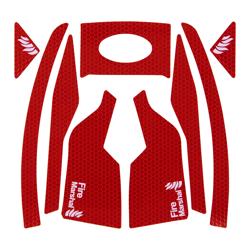 Fire Marshal Red CR2 Reflective Kit for EVO® Vista® - Pack of 10