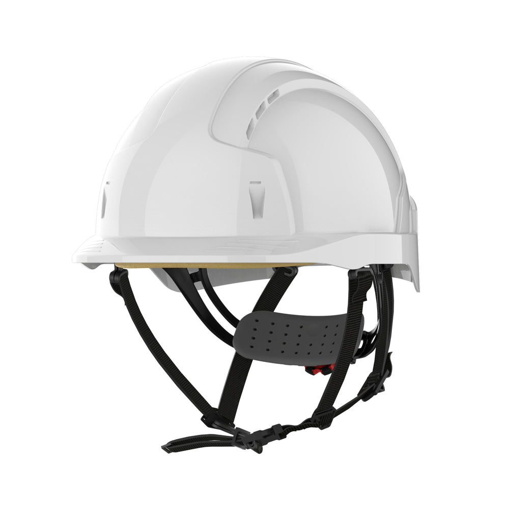 EVOLite® Baseworker™ Safety Helmet - Wheel Ratchet - White
