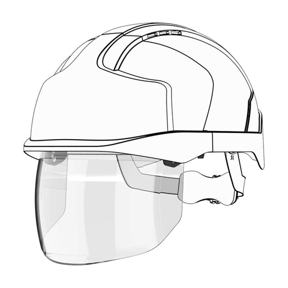 Replacement faceshield for EVO® VISTAshield® - Clear Lens
