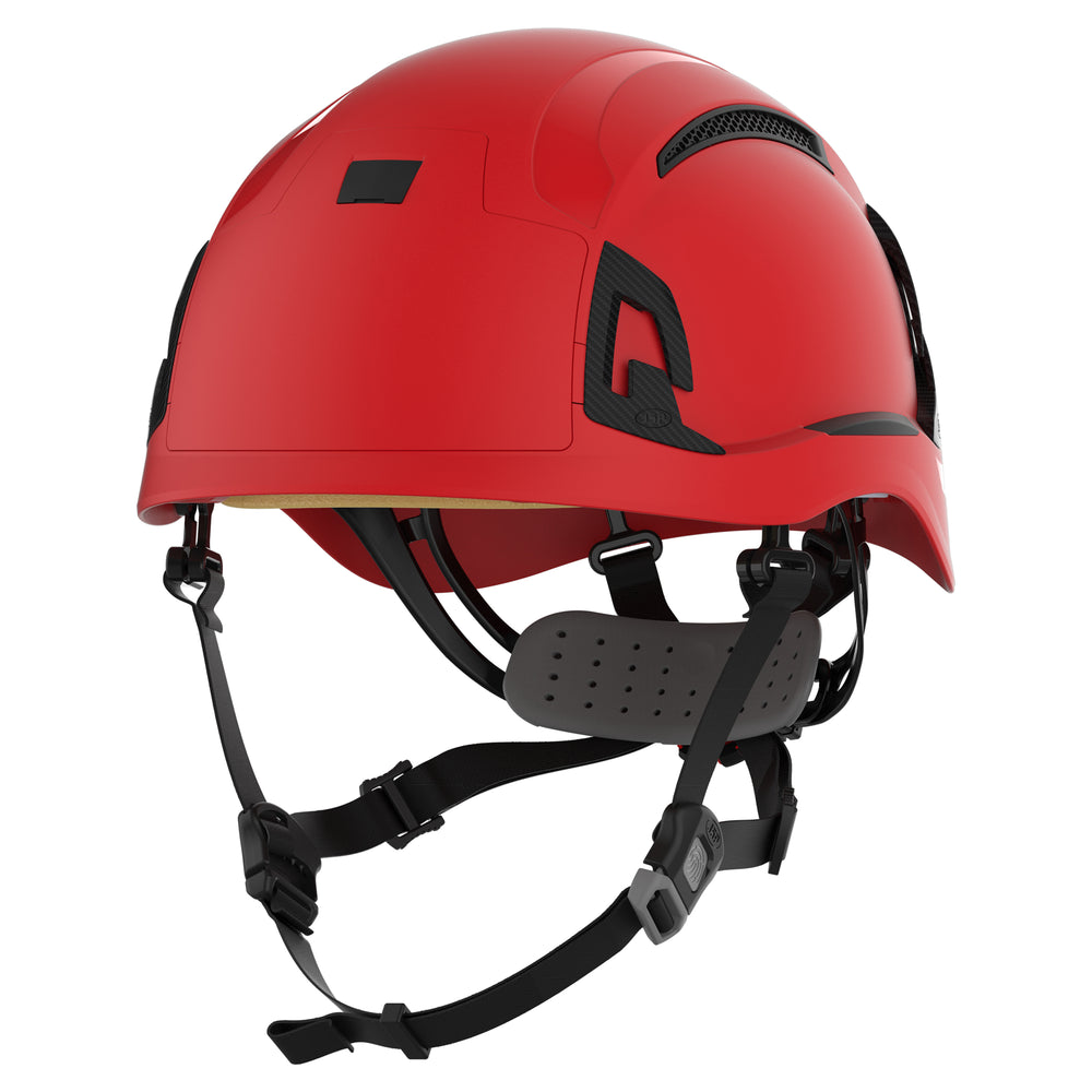 EVO® ALTA™ Baseworker™ Safety Helmet - Wheel Ratchet - Red