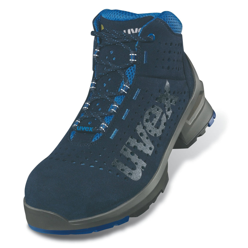 uvex 1 perforated lace-up boot S1 SRC — Uvex 85328 official product photo