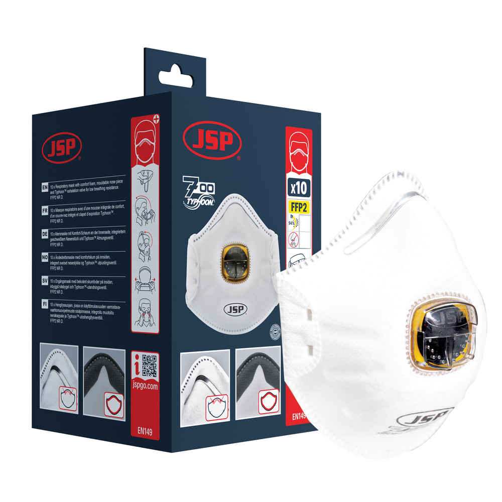 Typhoon™ Moulded Mask FFP2 Valved - (725) - Box of 10