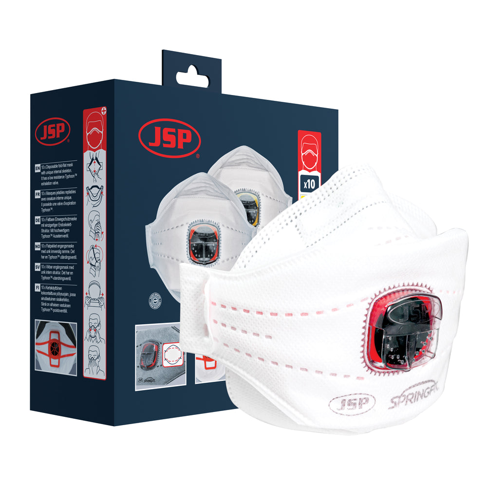 Springfit™ 435ML FFP3 With Typhoon™ Valve - Box of 10