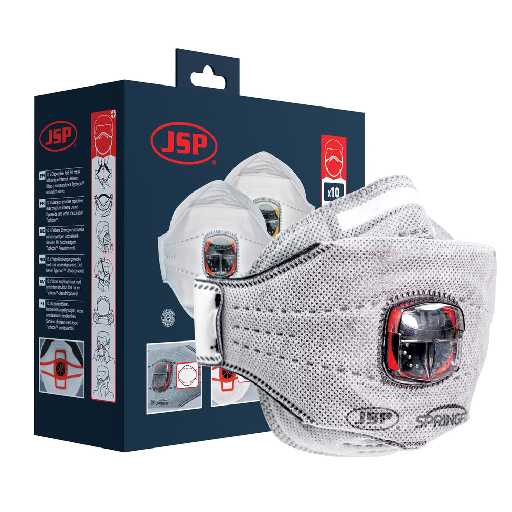 Springfit™ 436ML FFP3 with Typhoon™ Valve - Box of 10