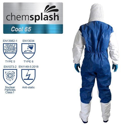 Chemsplash Cool 65 Coverall Type 5/6 (Case of 25 units) | Northyard Safety