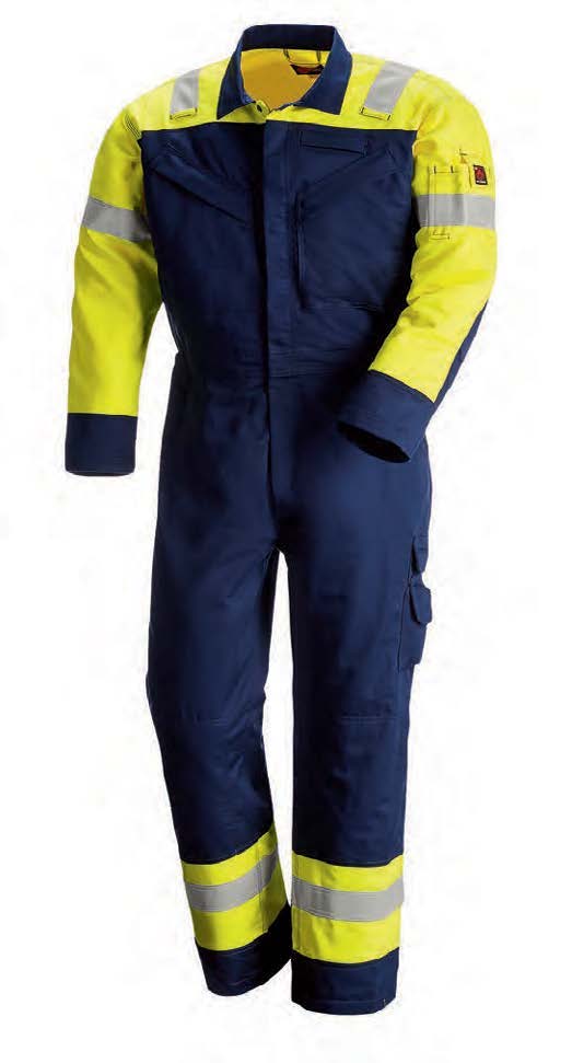 Red Wing 76660 Shipping FR Coverall — Navy/Yellow — manufacturer product image