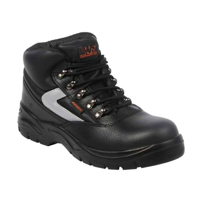 Worksite SS601SM — Black Mid-Cut Safety Boot