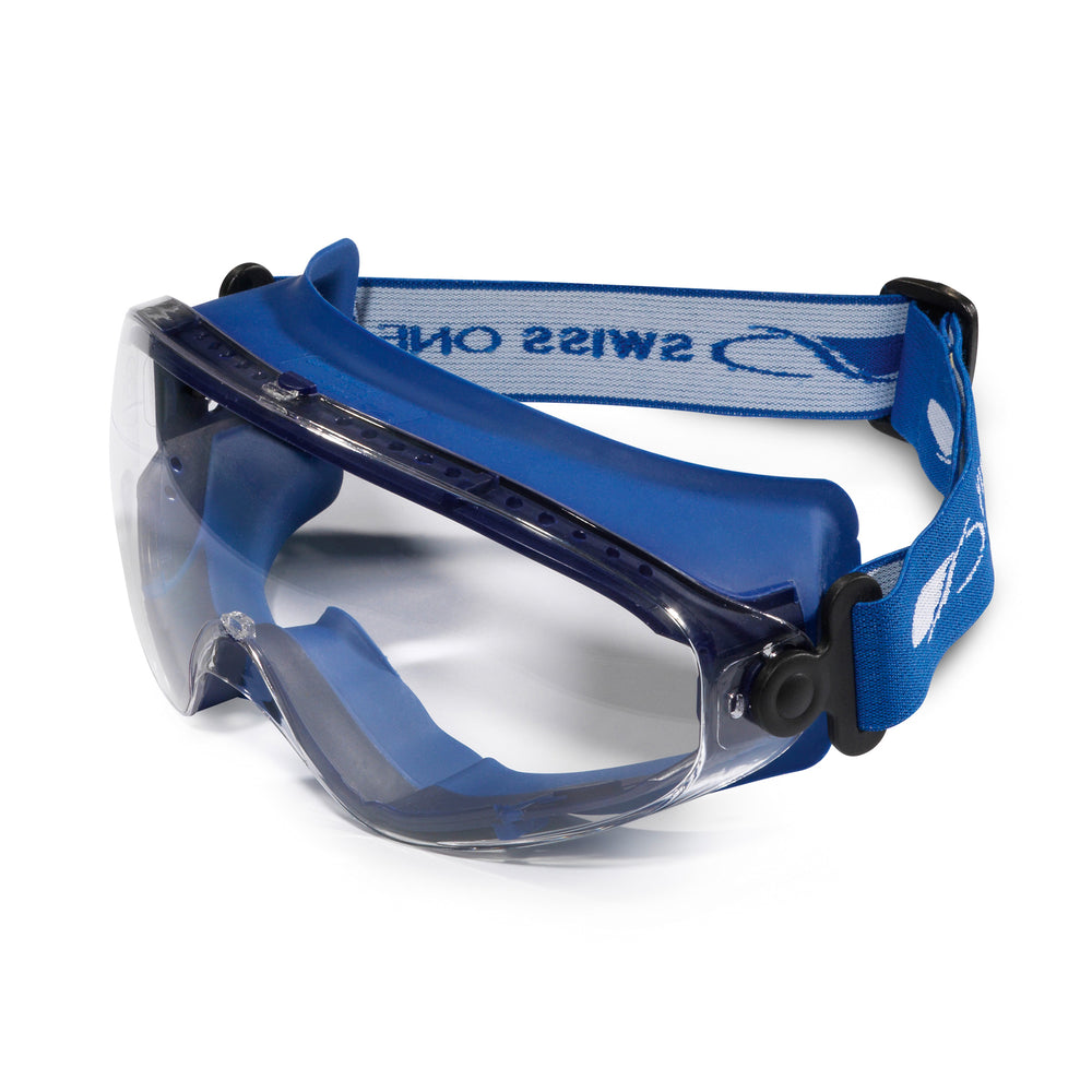 Cosmos™ Safety Goggles - Clear Anti-scratch/Anti-mist Lens - Blue
