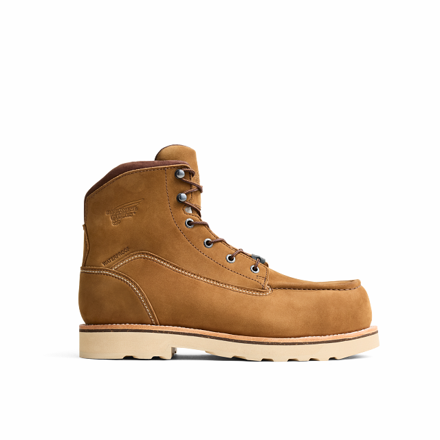 Red Wing 3020 Traction Tred Lite Safety Boot — Brown