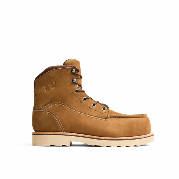 Red Wing 3020 Traction Tred Lite Safety Boot — Brown