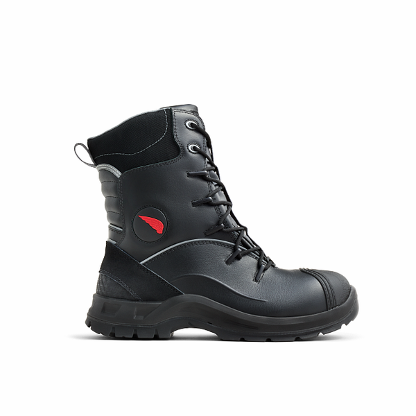 Red Wing 3207 PetroKing 8-inch Zip Safety Boot — Black