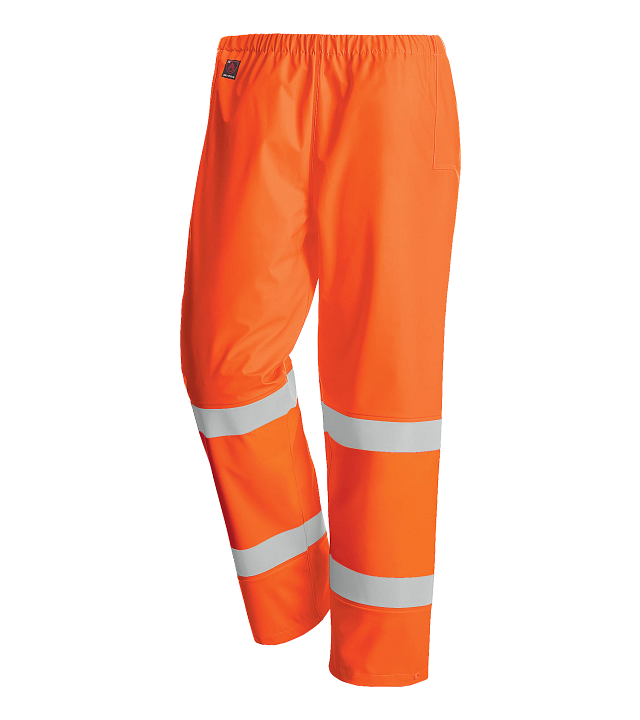 Red Wing 65186 Hi-vis FR Rainwear Trousers — Orange/Yellow