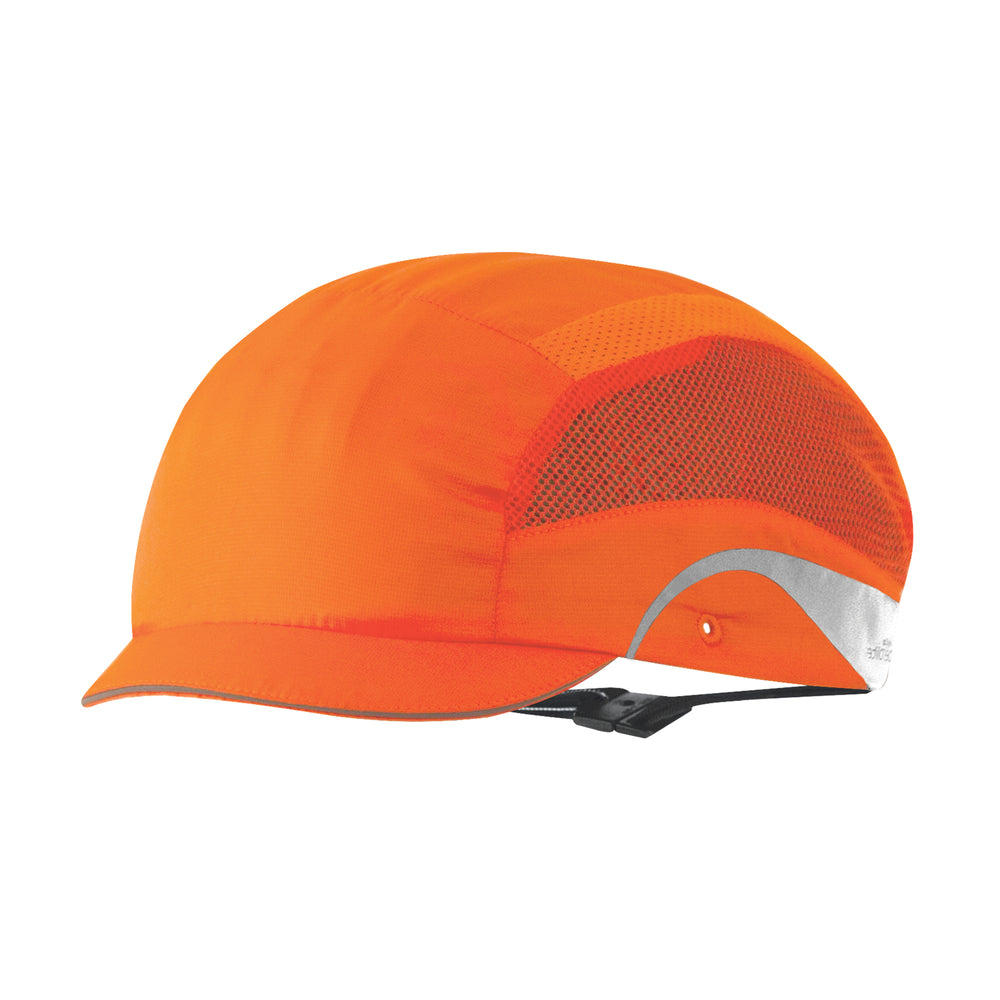 Hardcap Aerolite® Lightweight Bump Cap - 2.5cm Peak - High Visibility Orange
