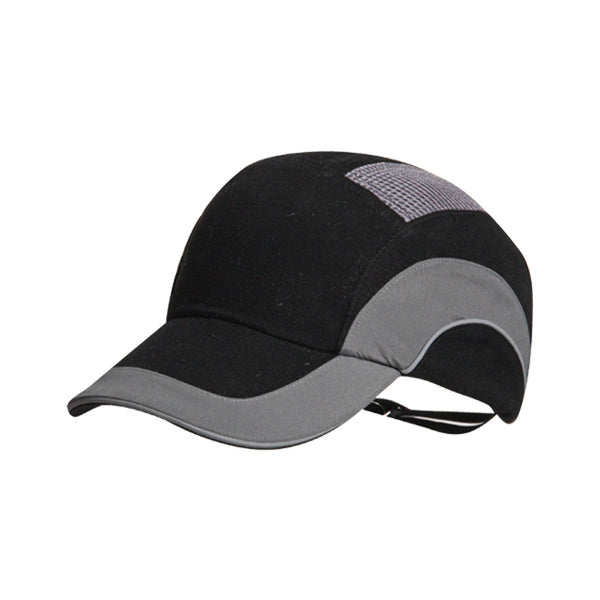 Hardcap™ A1+ Bump Cap - 7cm Peak - Black / Grey