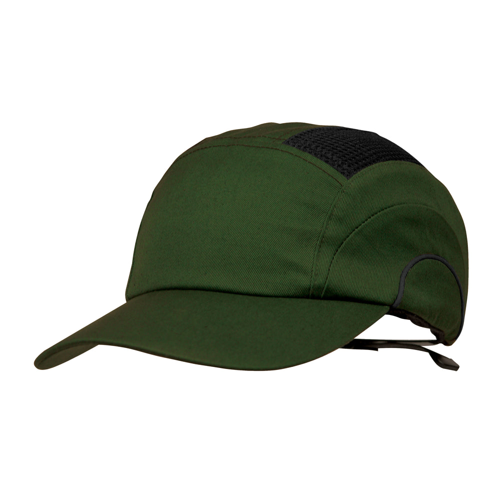 Hardcap™ A1+ Bump Cap - 7cm Peak - Dark Green (No piping)