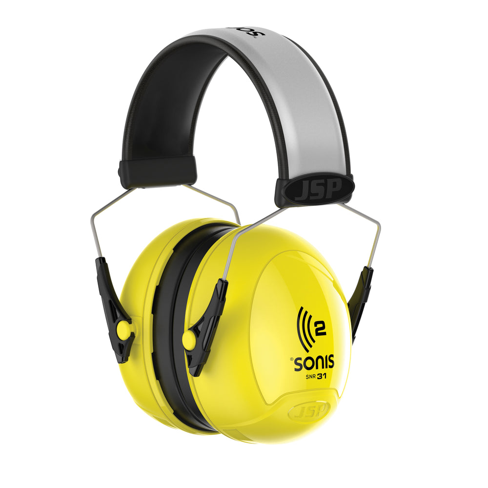 Sonis®2 Extra Visibility Adjustable Ear Defenders - 31dB SNR