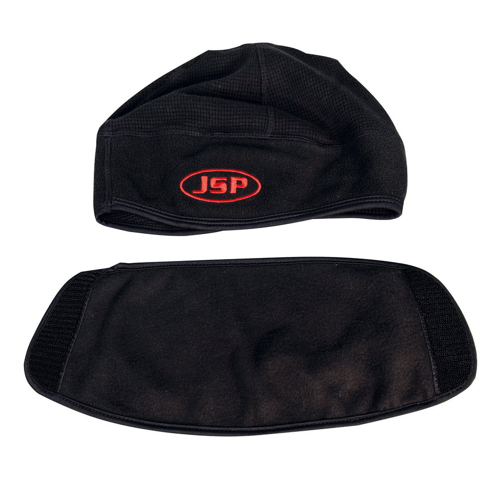 Surefit™ Thermal Safety Helmet Liner with Removable Face Covering – Medium/Large – Black