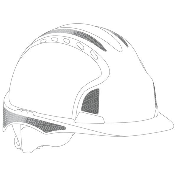 Reflective CR2 Decal Kit for EVO®2/3 - Silver - Pack of 10