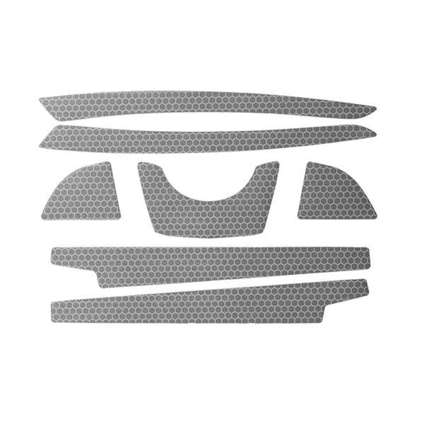 EVO®6100 Full Brim CR2 Reflective Decals Silver - Pack of 10