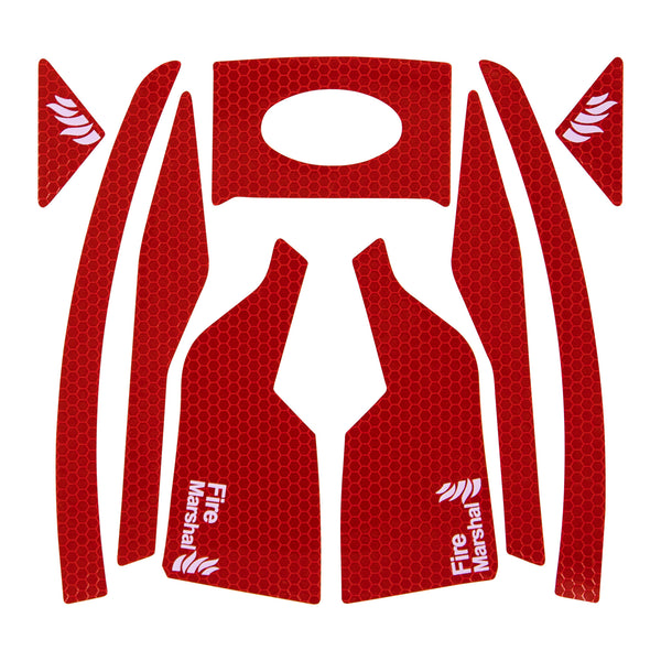 Fire Marshal Red CR2 Reflective Kit for EVO® Vista® - Pack of 10