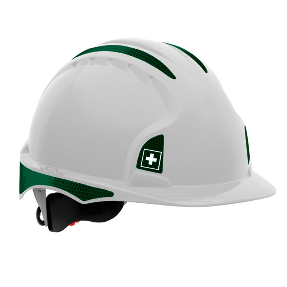 Reflective CR2 Decal Kit for EVO®2/3 - Green First Aid - Pack of 10