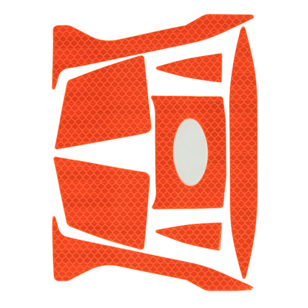 CR2 Prismatix™ Reflective Decal Kit for EVOLite® - High Visibility Orange - Pack of 2