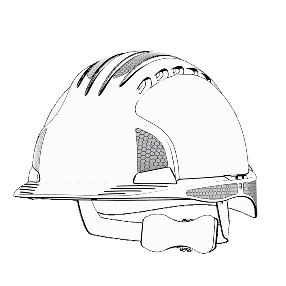 EVO®5 Reflective CR2 Decals - Silver - Pack of 10