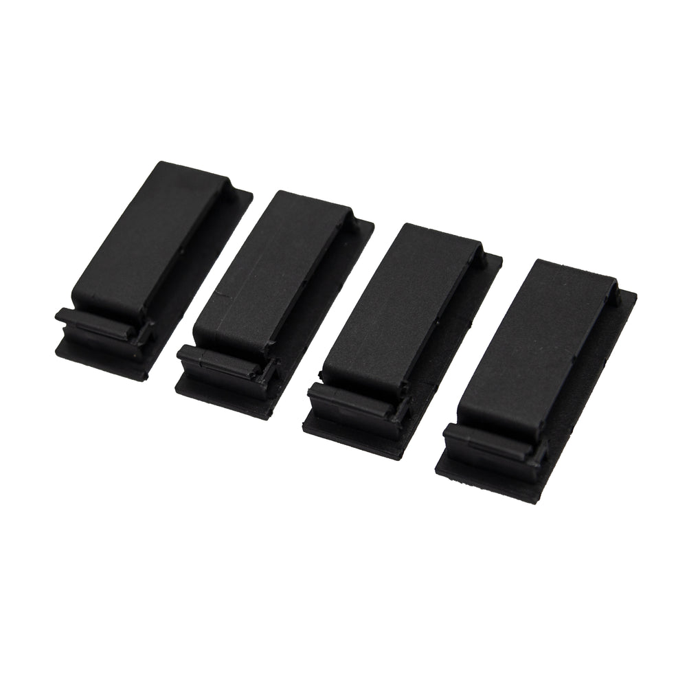 Self-Adhesive Safety Helmet Goggle/Torch Clips - Pack of 4