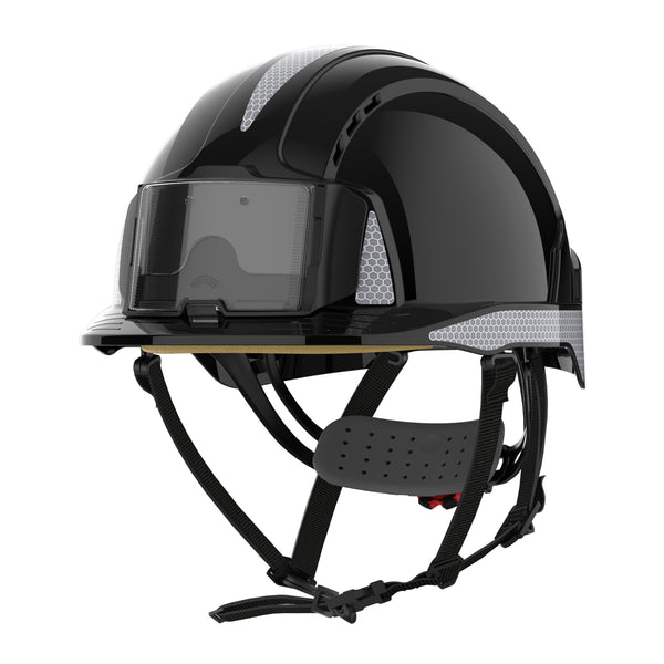 EVOLite® Baseworker™ Safety Helmet - CR2 Decals - ID Card Holder / Lamp Bracket - Vented