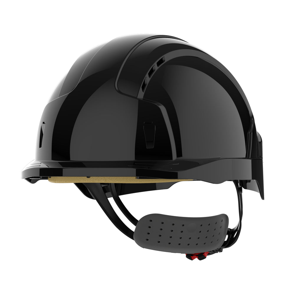 EVOLite® Safety Helmet - Micro Peak - Wheel Ratchet - Vented - Black
