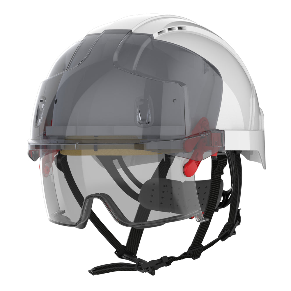 EVO® VISTAlens® Baseworker™ - Vented - White / Smoke