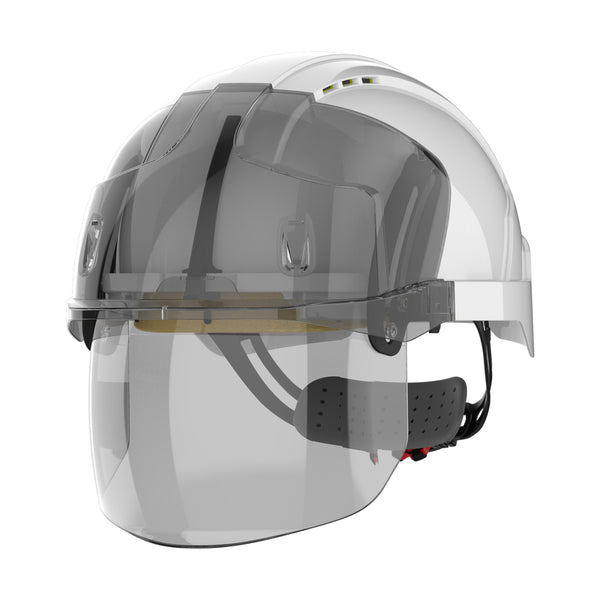 EVO® VISTAshield® Safety Helmet with Integrated Faceshield - Vented