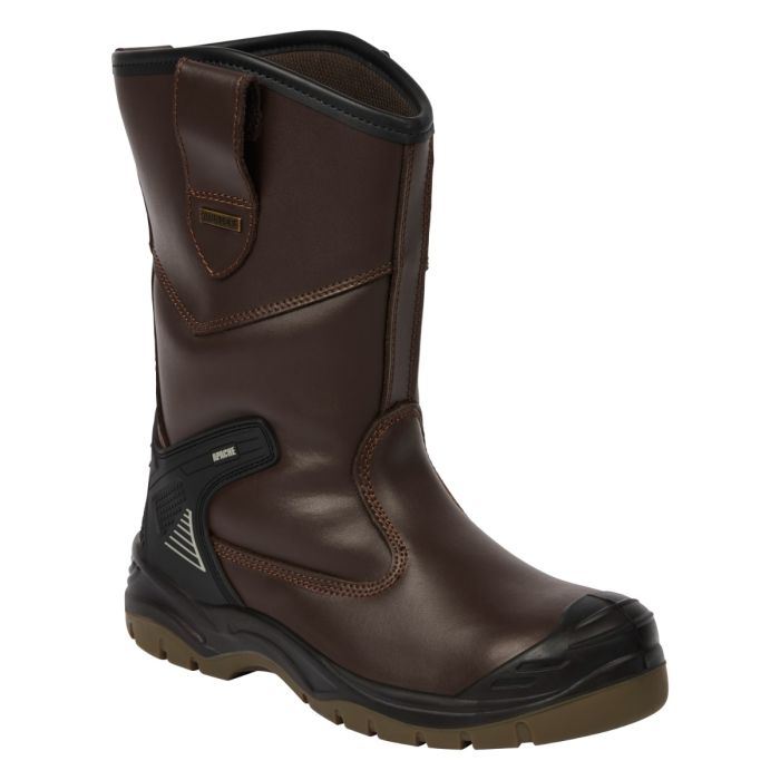 Apache AP305 — Brown Waterproof Rigger Boot — AP305