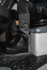 Apache Brooks — Recycled leather black dealer boot — Brooks