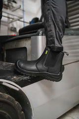 Apache Brooks — Recycled leather black dealer boot — Brooks