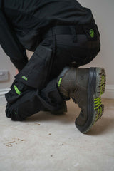 Apache Churchill Brown — Brown waterproof FITGO safety boot ESD — Churchill Brown