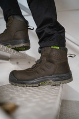 Apache Churchill Brown — Brown waterproof FITGO safety boot ESD — Churchill Brown