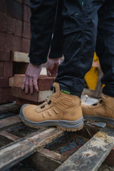 Apache Churchill Wheat — Wheat waterproof FITGO safety boot ESD — Churchill Wheat