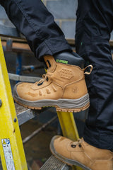 Apache Churchill Wheat — Wheat waterproof FITGO safety boot ESD — Churchill Wheat