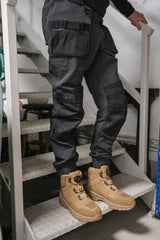 Apache Stonehenge — Stone FITGO safety boot with rebound EVA midsole & ESD — Stonehenge
