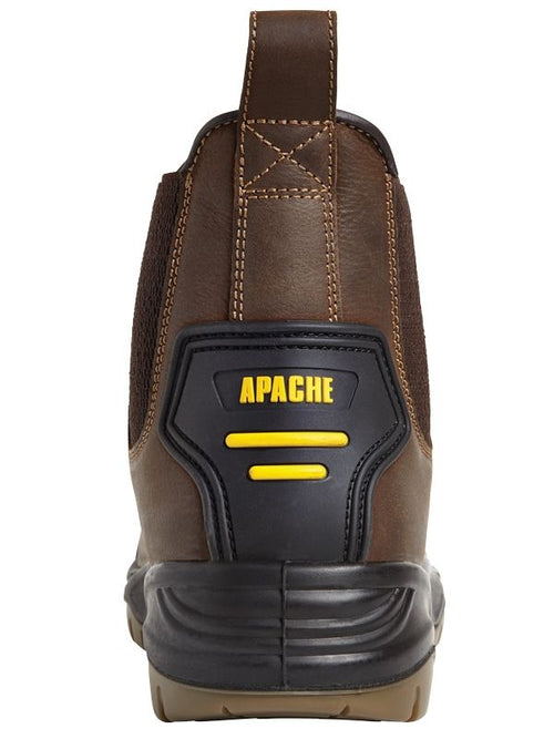 Apache AP715SM — Brown Safety Dealer Boot — AP715SM