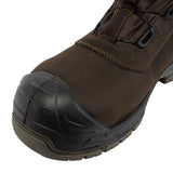 Apache Churchill Brown — Brown waterproof FITGO safety boot ESD — Churchill Brown