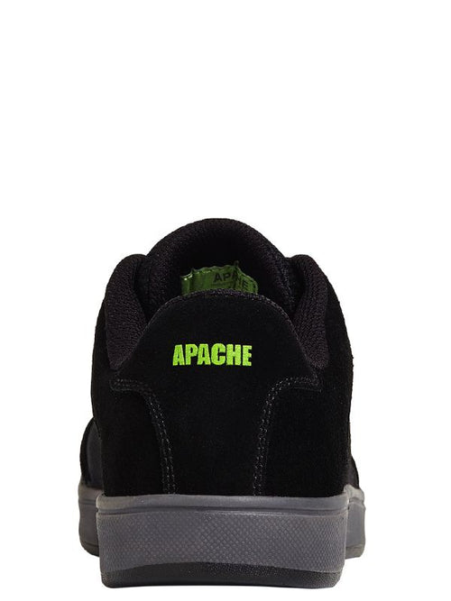 Apache KICK — Black Suede Cupsole Safety Trainer — KICK