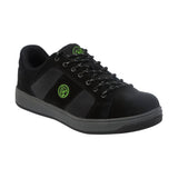 Apache KICK — Black Suede Cupsole Safety Trainer — KICK