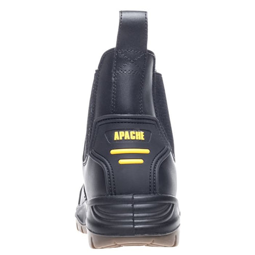 Apache AP714SM — Black Safety Dealer Boot — AP714SM