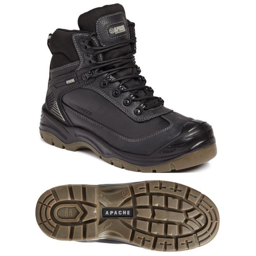 Apache RANGER BLACK S3WR — Black Waterproof Safety Hiker — RANGER BLACK S3WR